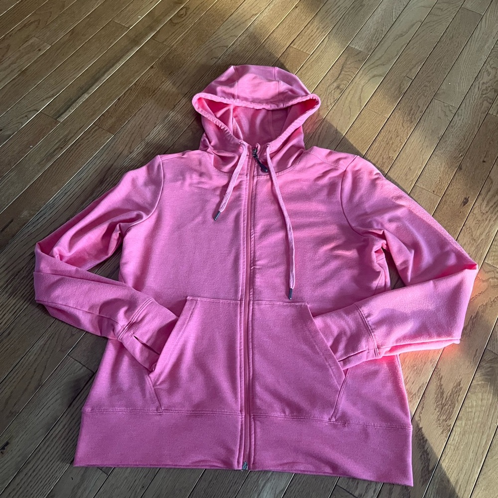 Freedom Trail by Kyodan Women's Bright Pink Zip-Up Hoodie size medium